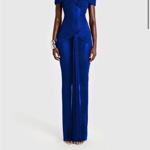 Elegant Blue Maxi Dress